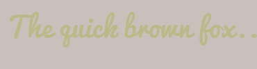 Image with Font Color BCB88A and Background Color C9C0BB